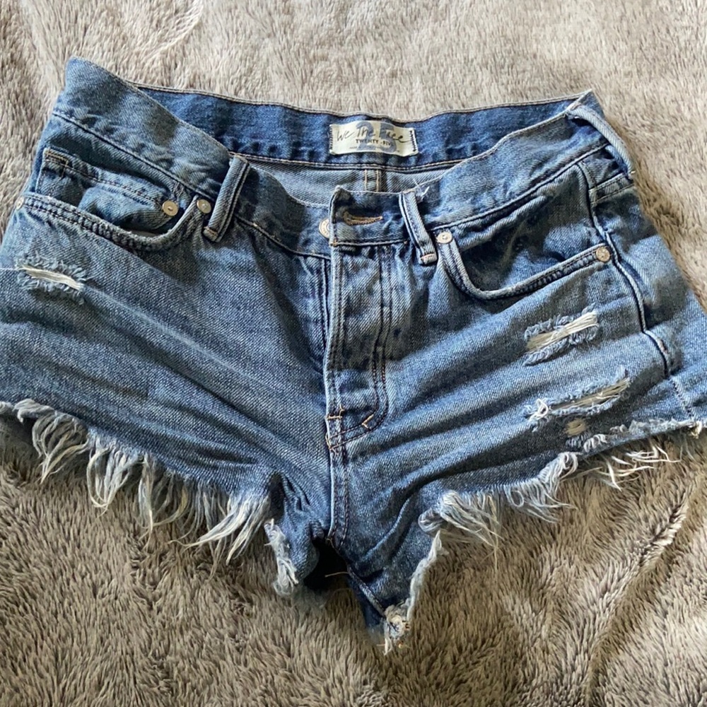 denim shorts